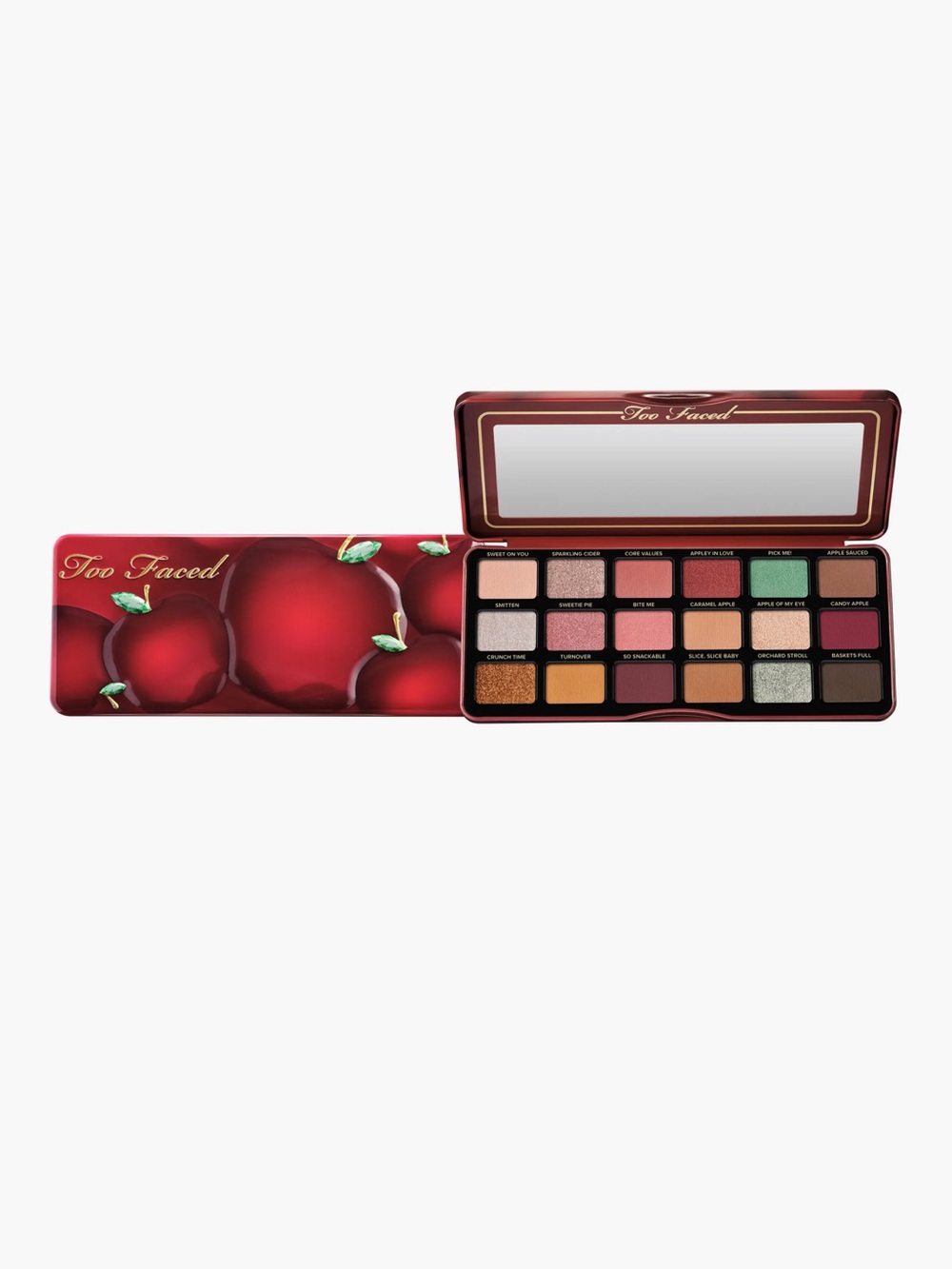 Too Faced Eyeshadow Palette — Red, Green, Gold, Brown Shades